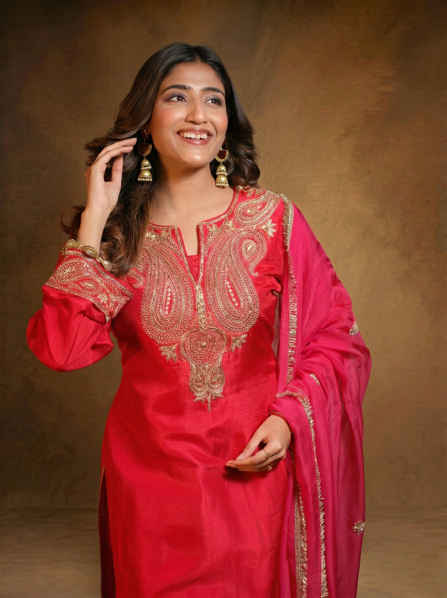Carrie embroidered suit set