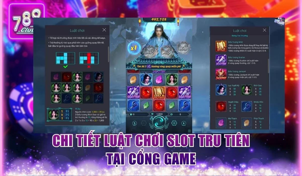 Tru Tiên 789Club - Hướng Dẫn Luật Chơi Chuẩn Cho Người Mới 3 Hướng dẫn vào chơi Tru Tiên 789Club