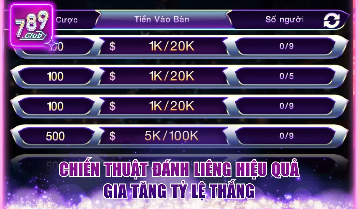 Liêng 789Club - Siêu Phẩm Game Gây Sốt Với Luật Đơn Giản 3 Chiến thuật đánh liêng hiệu quả gia tăng tỷ lệ thắng