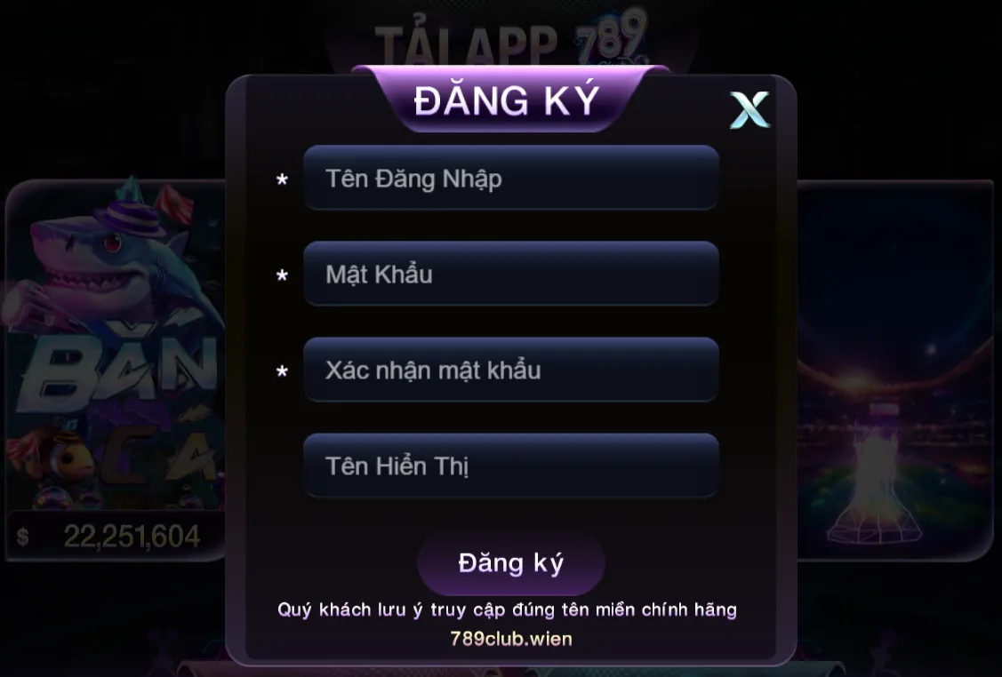 đăng ký 789club